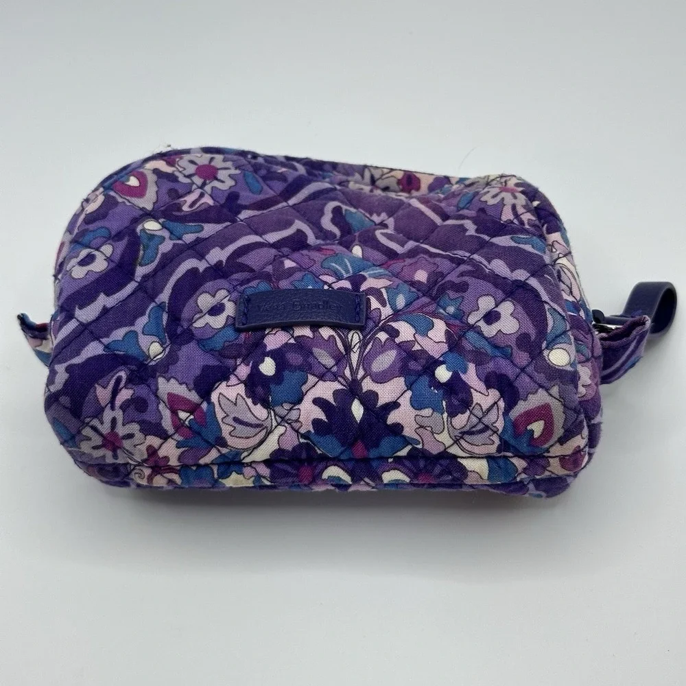 Vera Bradley Medium Cosmetic Bag Regal Rosette Pattern